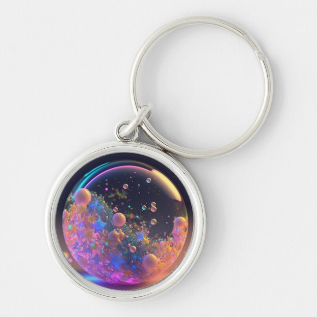 Magic Crystal Fairy Ball Key Ring (Front)