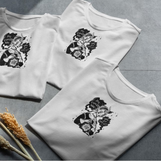 Magic Crystals Witch T-Shirt (Creator Uploaded)