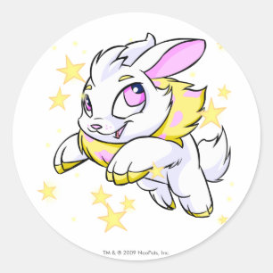 Magic Electric Cybunny Classic Round Sticker