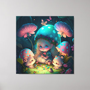 Magic elf moments canvas print