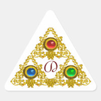 MAGIC ELFIC TALISMAN /GOLD TRIANGLE MONOGRAM