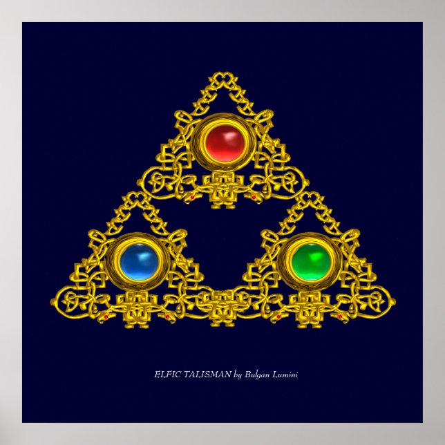 MAGIC ELFIC TALISMAN POSTER (Front)