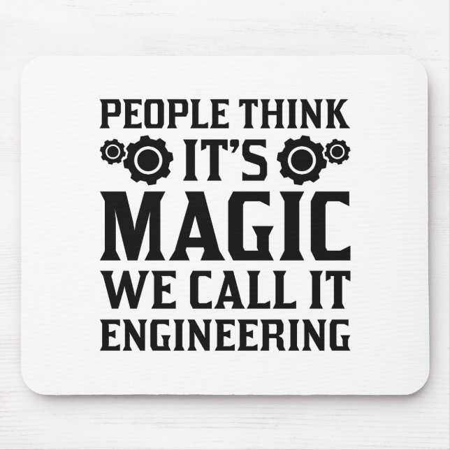 Magic Engineering Mouse Pad (Front)