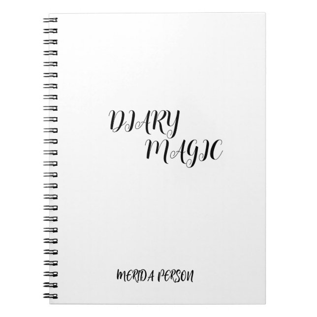 magic escrever minimalist notebook (Front)
