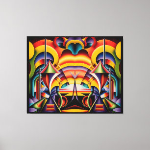Magic Faces in Magic Places Canvas Print