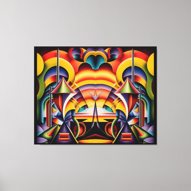 Magic Faces in Magic Places Canvas Print (Front)