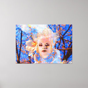 Magic Flower Canvas Print