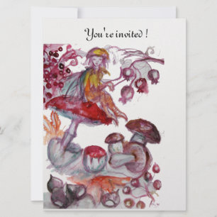 MAGIC FOLLET OF MUSHROOMS INVITATION