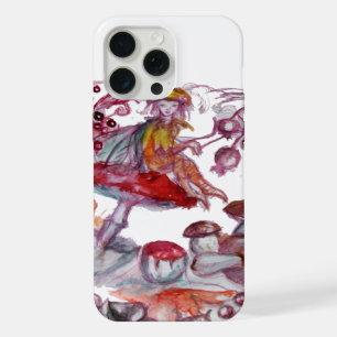 MAGIC FOLLET OF MUSHROOMS Red White Floral Fantasy iPhone 15 Pro Max Case