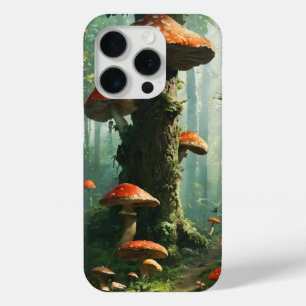 magic forest, fly agaric, fairy forest, magic mush iPhone 15 pro case