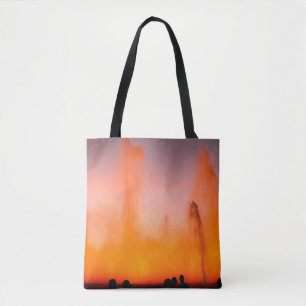 Magic Fountain of Montjuic, Barcelona, Spain. Nigh Tote Bag