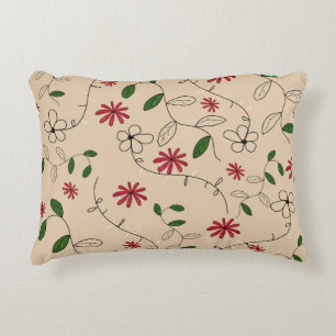 Magic Garden Flower Pattern Decorative Cushion
