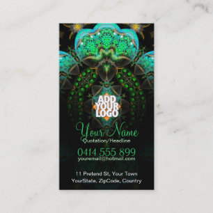 Magic Garden Fractal Business Card