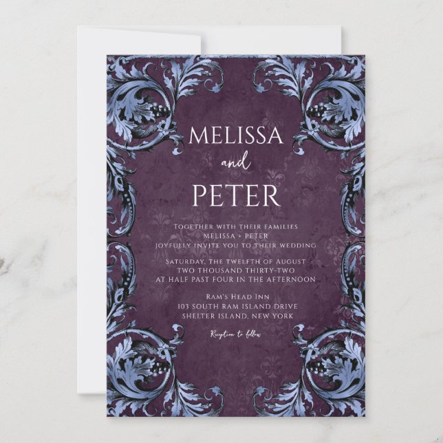 Magic Garden Wedding Invitation (Front)