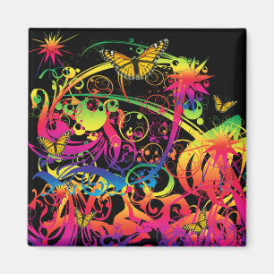 Magic Garden with Butterflies Magnet