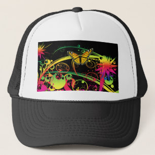 Magic Garden with Butterflies Trucker Hat