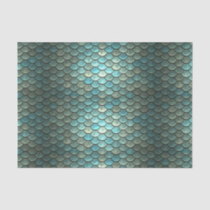 Magic Green Dragon Scale Fantasy Gift Tissue Paper