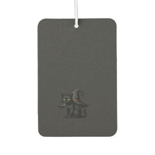 Magic Halloween Cat Classic T-Shirt Car Air Freshener