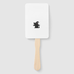 Magic Halloween Cat Classic T-Shirt Hand Fan