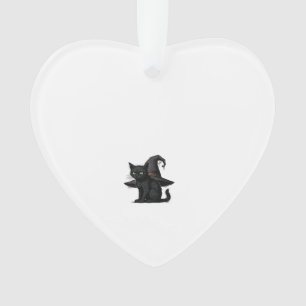 Magic Halloween Cat Classic T-Shirt Ornament