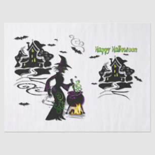 Magic Halloween Witch Tissue Paper