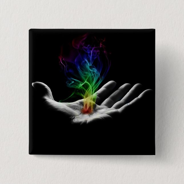 Magic Hand Button (Front)