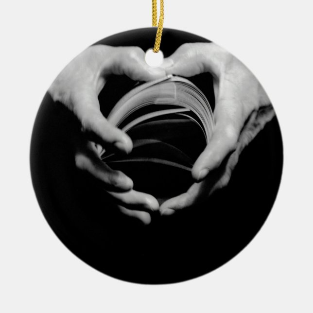 Magic Hands Ceramic Tree Decoration (Front)