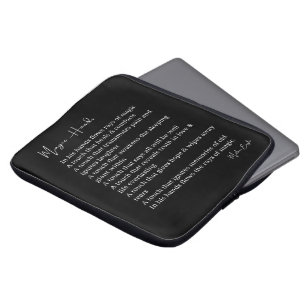 Magic hands love poem poetry poster wall art decor laptop sleeve