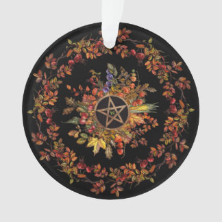 Magic Harvest With Pentagram Monogram Ornament
