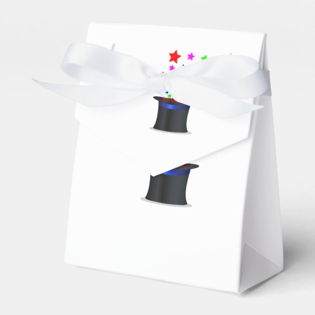 Magic Hat And Wand Favour Box (Front Side)