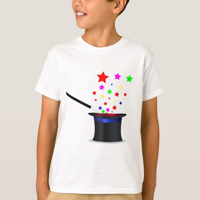 Magic Hat And Wand T-Shirt (Front)