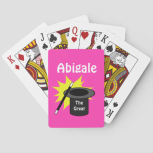 Magic Hat Personalised Playing Cards