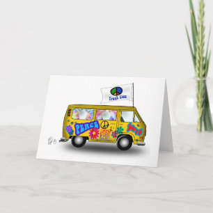 Magic Hippie Van Card