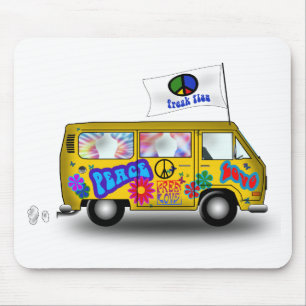Magic Hippie Van Mouse Pad