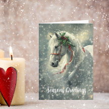 Magic Horse Christmas Card 