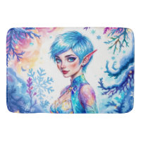 Magic ice elf snow forest frozen fairy tale