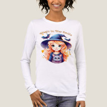 Magic in Her Smile – Women’s Halloween T-Shirt
