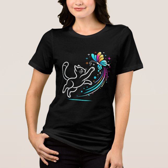 Magic in the air Tri-Blend shirt (Front)