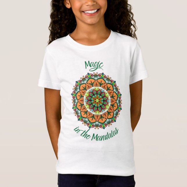 Magic in the Mandalas Classic Children's  T-Shirt (Front)