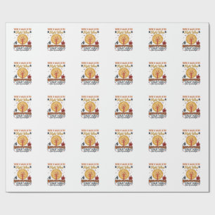 Magic in the Night Halloween Pumpkins Vintage Desi Wrapping Paper