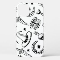 Magic Ink Drawing Seamless Pattern