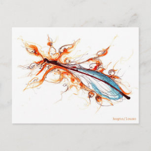 magic insect postcard