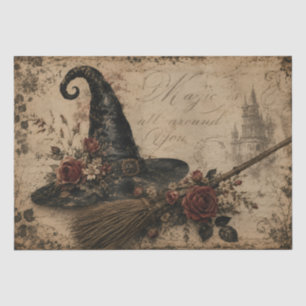 Magic Is All Around You Vintage Witch Tissue Paper