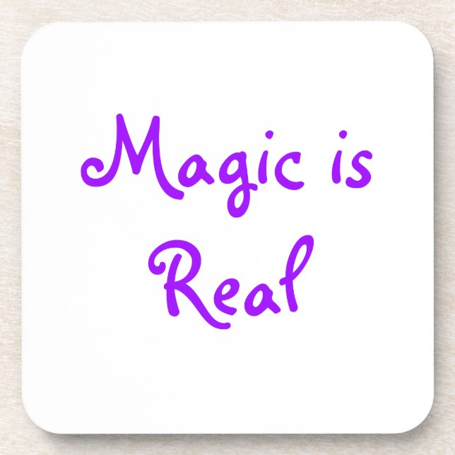 Magic is Real-cork coaster (Front)