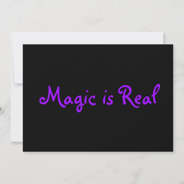 Magic is Real-invitations Invitation (Front)