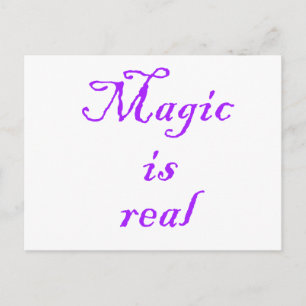 Magic is Real-postcard Postcard