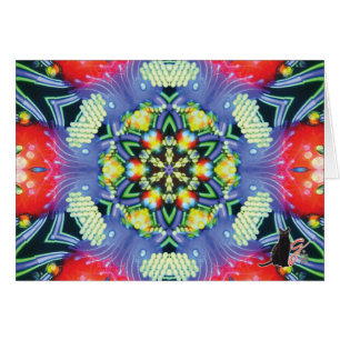 Magic Kaleidoscope Greeting Card