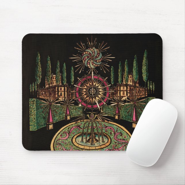 Magic Lantern Fireworks Mouse Pad (With Mouse)