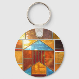 Magic light pouring from the windows of the Church Key Ring
