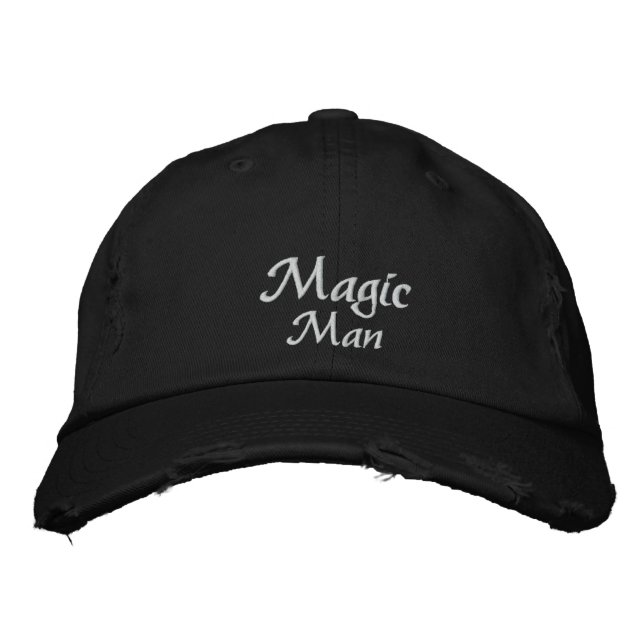 Magic Man Custom Embroidered Hat (Front)